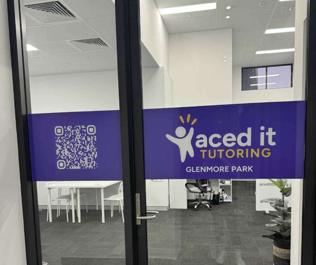 Aced It Tutoring Glenmore Park office entrance